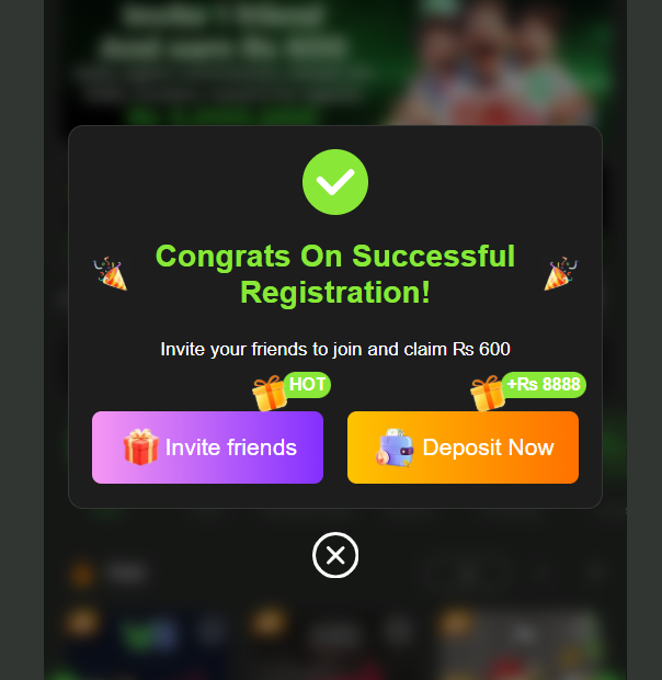 PK8888 Game Welcome Bonus